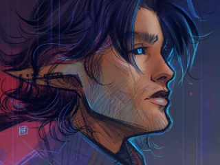 The Electric Blue Boy